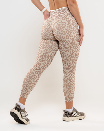 Impulse helanke Golden Hour - leopard print, zadnja strana