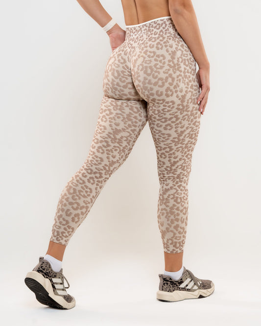 Impulse helanke Golden Hour - leopard print, zadnja strana