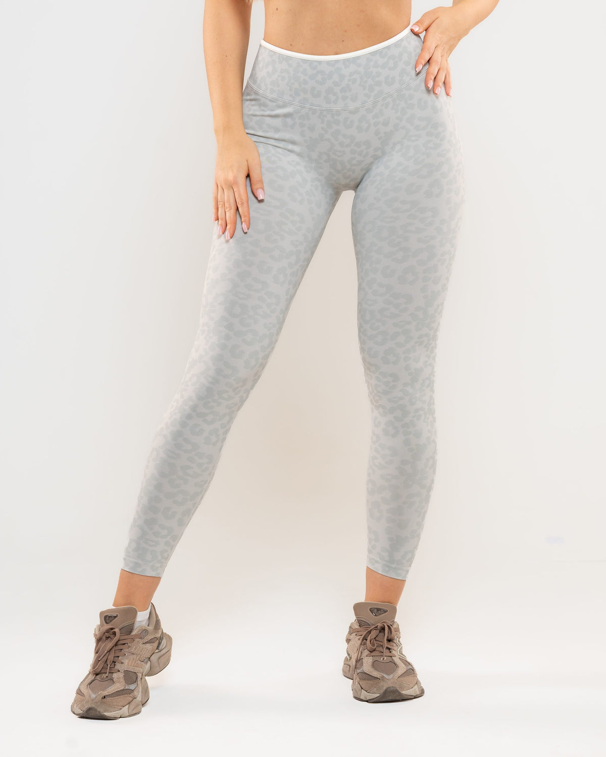 Impulse helanke Gray Area - leopard print, prednja strana