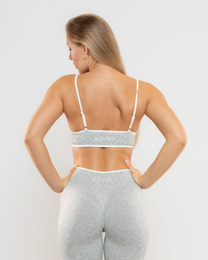 Impulse komplet (top i helanke) Gray Area - leopard print, zadnja strana