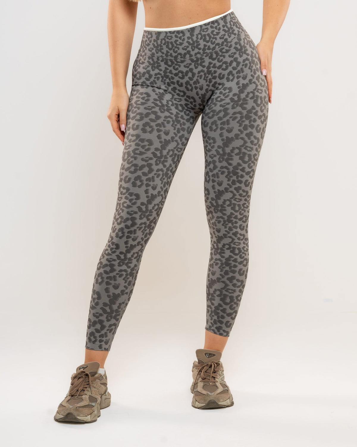 Impulse helanke Shadow Theory - leopard print, prednja strana