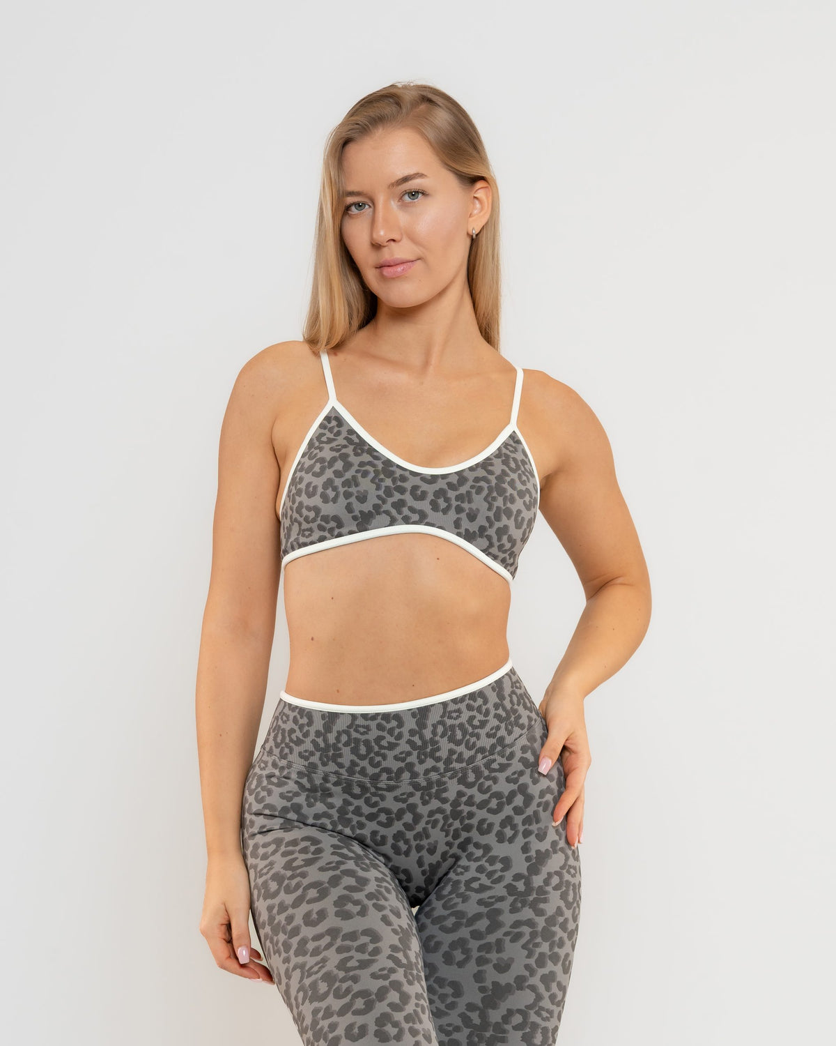 Impulse komplet (top i helanke) Shadow Theory - leopard print, prednja strana