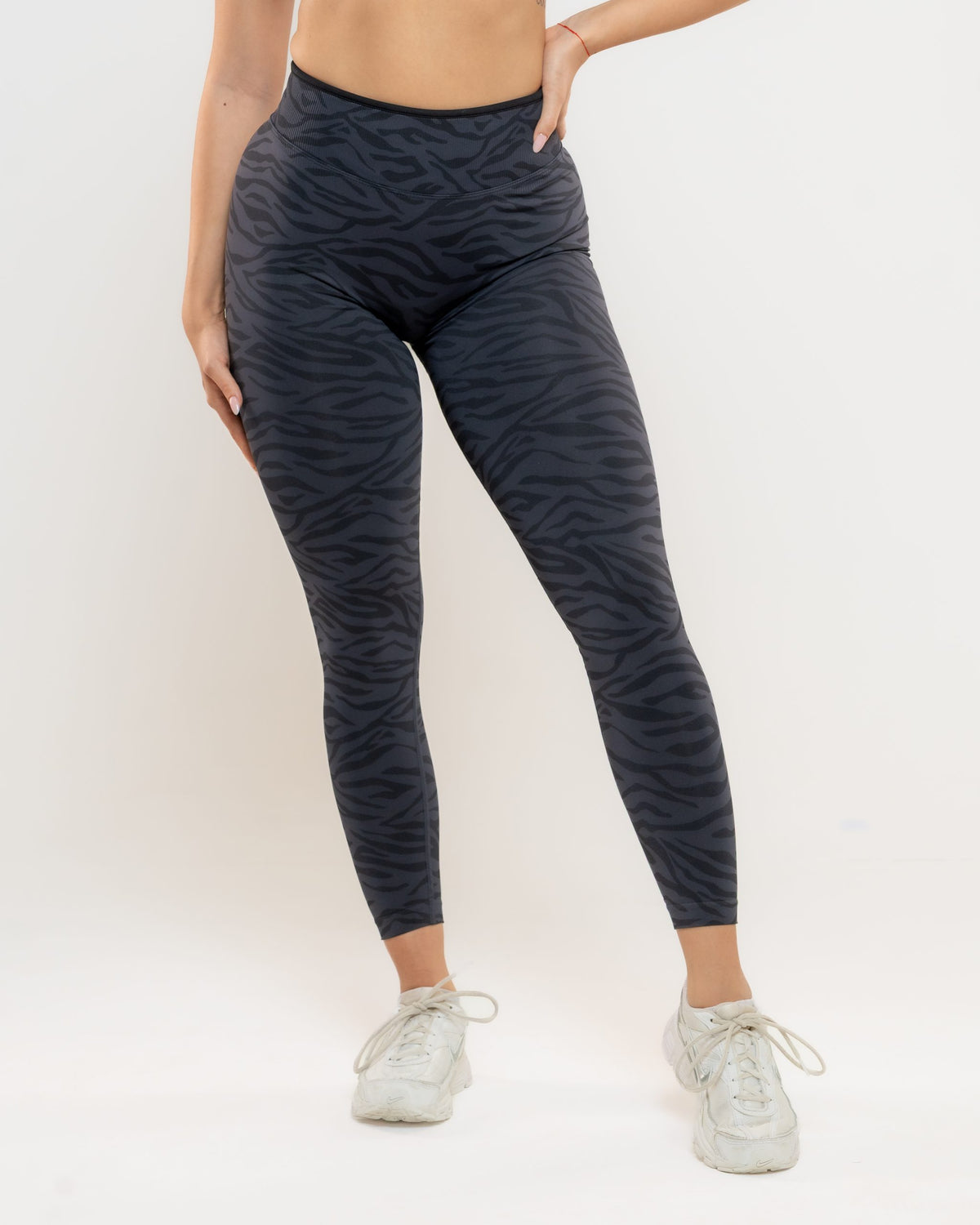 Impulse helanke After Dark - zebra print, prednja strana